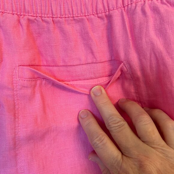 Athleta Retreat Linen Short - Pink - Size M  (NWT) - Picture 2 of 9